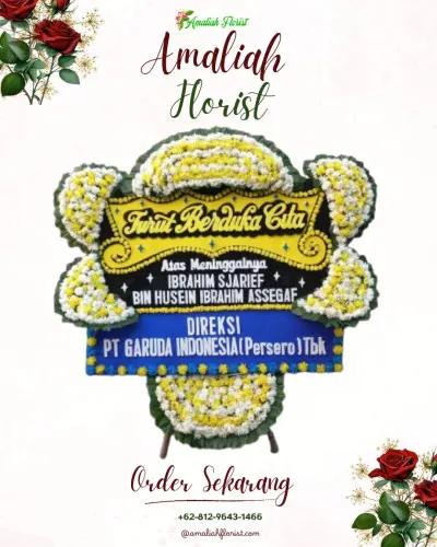 Papan Bunga Duka di Campakamulya
