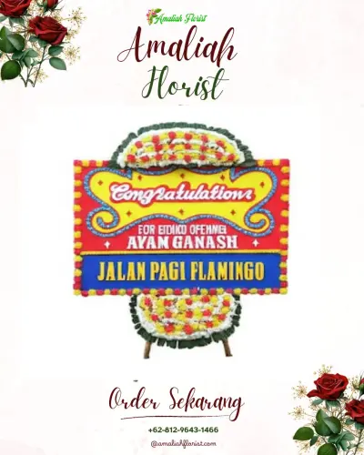 Bunga Papan Congratulation di Campakamulya
